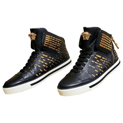 versace double zip shoes|versace women's medusa shoes.